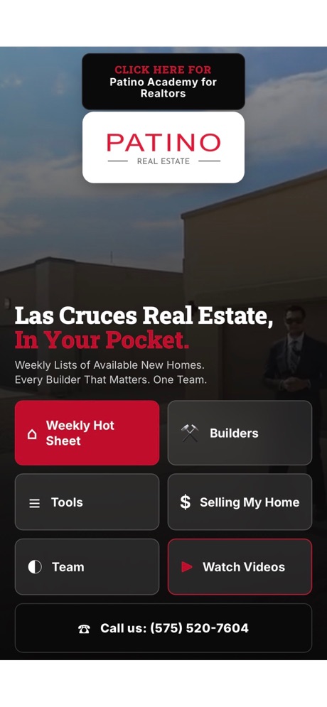 Patino Real Estate app screenshot